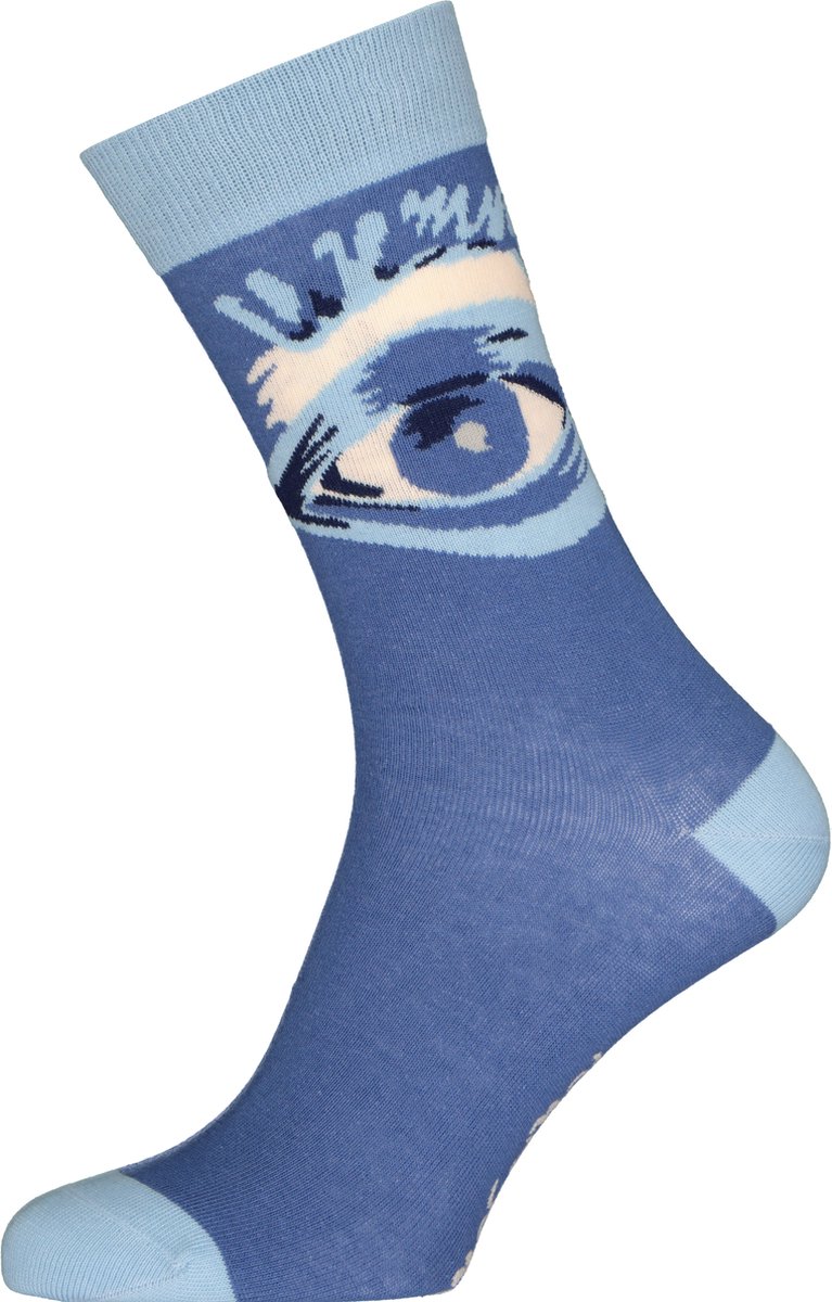Spiri Ibiza Socks Endless - unisex sokken - blauw - Maat: 41-46
