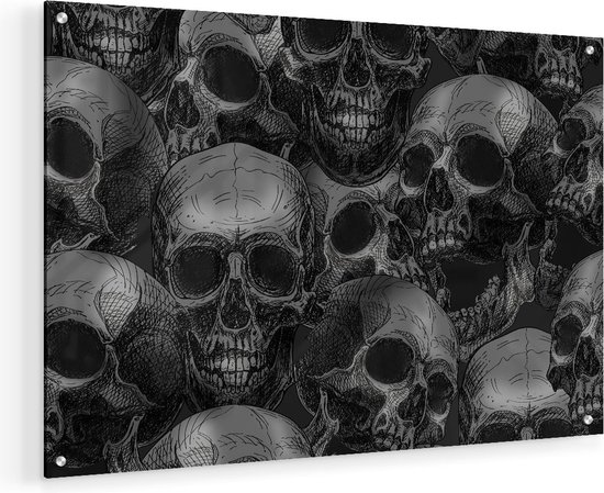 Peinture sur verre Artaza - Crânes - Crânes - Crânes - 60x40 - Peinture sur plexiglas - Photo sur Glas