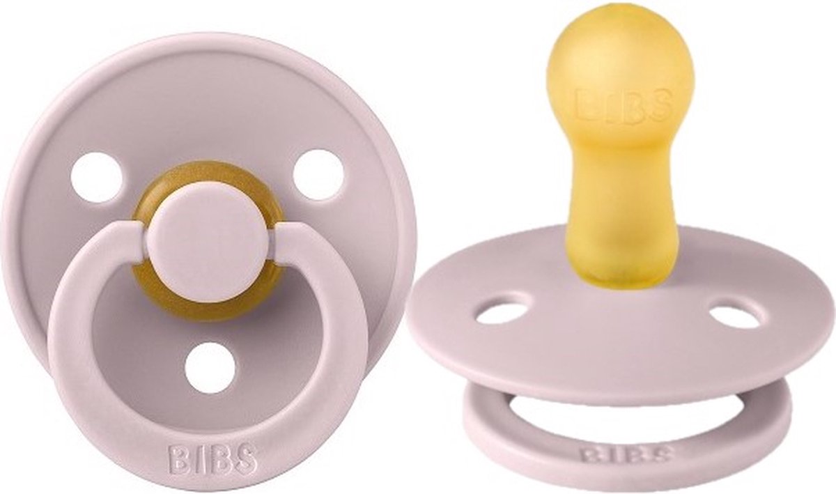 Goedkoopste Bibs Fopspeen Round 0-6mnd Pink Plum