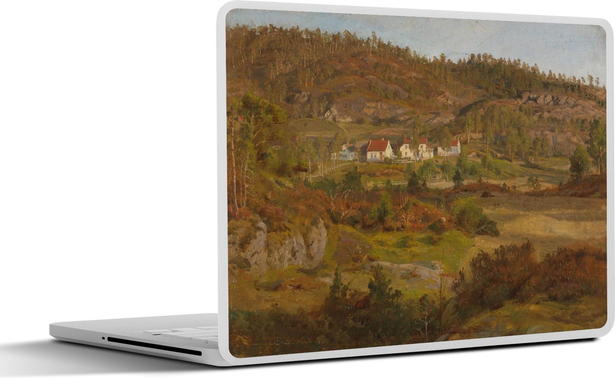 Afbeelding van product SleevesAndCases  Laptop sticker - 14 inch - Van Hammerhaug - schilderij van Anders Askevold