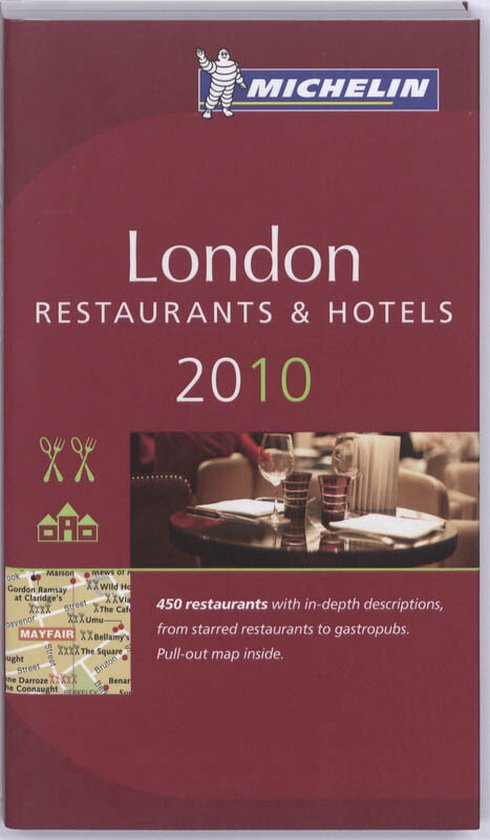 Cover van het boek 'Michelin Hotel-restaurantgids London 2010' van  Nvt