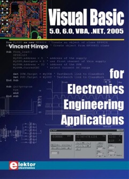 Cover van het boek 'Visual Basic For Electronics Engineering Applications'