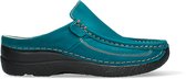 Wolky Comfortschoenen Roll Slide petrol nubuck