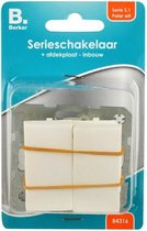 Berker S.1 - Serieschakelaar + afdekplaat inbouw (Polarwit)