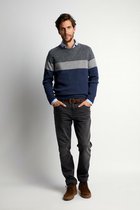 River Woods Slim fit trui in drie kleuren in blauw