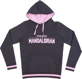 Star Wars The Mandalorian - Hoodie Baby Yoda - Dames - Zwart / Roze