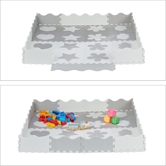 Relaxdays Puzzelmat, 52-delig, EVA-schuim, niet giftig, 1,4 m² Relaxdays Puzzelmat, 52-delig, EVA-schuim, niet giftig, 1,4 m²