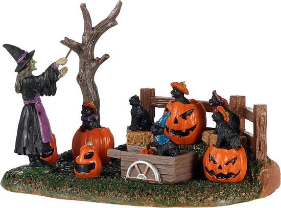 Lemax - Frightful Feline Choir - Kersthuisjes & Kerstdorpen