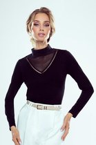 Eldar Leticia stijvolle damesblouse- zwart XL