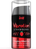 Vibration! Strawberry Tintelende Gel - Drogist - Voor Hem - Drogisterij - Stimulerende gel