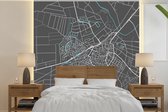 Papier peint - Papiers Papier peint photo Plan de la ville - Rijssen - Grijs - Blauw - Largeur 300 cm x Hauteur 300 cm