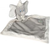 knuffeldoekje Disney Dumbo junior 15 cm pluche grijs