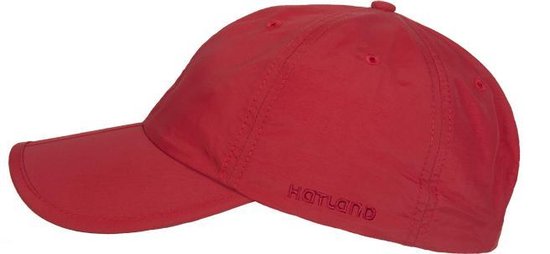 Hatland Clarion - Casquette de baseball - Casquette pliable - Casquette d'été - Casquette UV - Rouge - Taille unique