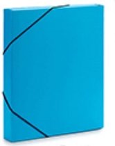 elastomap A4 23,5 x 32 cm karton blauw