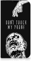 Telefoonhoesje met Quotes geschikt voor iPhone 13 mini Bookcase Cover Zombie