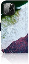 Flip Cover iPhone 13 Pro Max Telefoon Hoesje Sea in Space