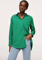 Mango Blouse Oversized Katoenen Overhemd 17085965 43 Dames Maat - XXS