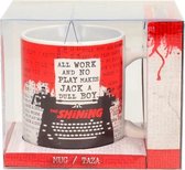 mok The Shining: Typewriter keramiek 11 cm rood/wit