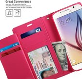 Telefoonhoesje geschikt voor Apple iPhone 13 Pro Max - Goospery Rich Diary Case - Hoesje met Pasjeshouder - Geel