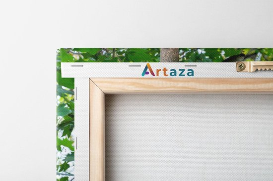 Artaza Peinture sur Toile Panda dans les Arbres - 30x40 - Klein - Photo sur Toile - Impression sur Toile
