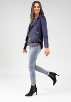DEELUXE Suède bikerjackALBANE Navy