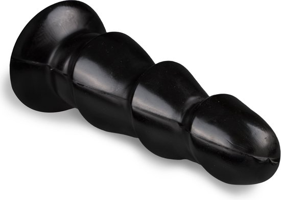 Dildo anal noir avec picots