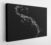 Onlinecanvas - Schilderij - Poseidon Maken Water Splash Art Horizontaal Horizontal - Multicolor - 50 X 40 Cm
