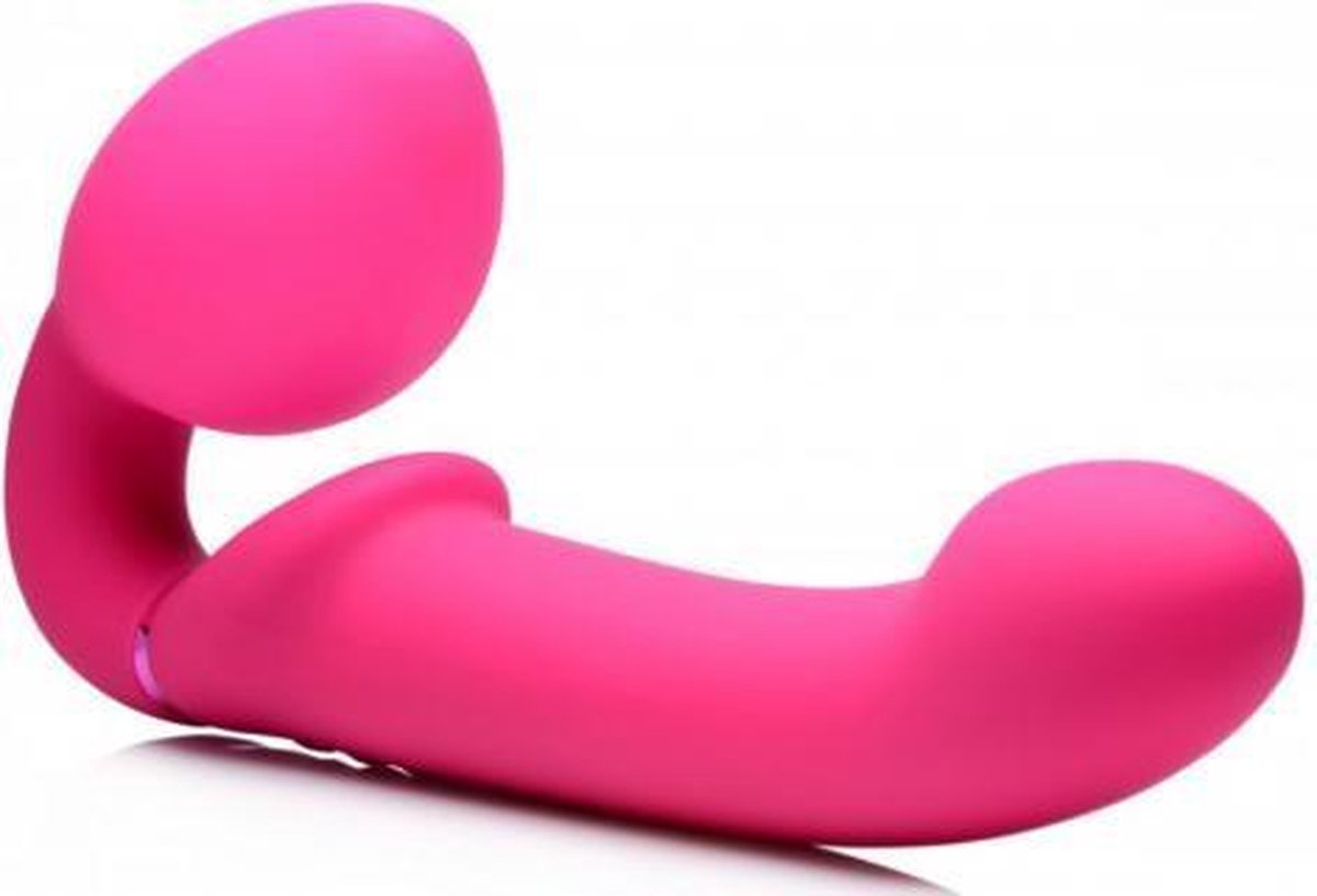 Goedkoopste G-Pulse Vibrerende Strapless Dildo Met Afstandsbediening- Roze