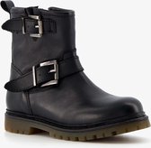 Groot leren jongens boots - Zwart - Maat 26 - Echt leer - Uitneembare zool