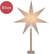 Lampe étoile naturelle Elice avec culot E14 -85cm -avec prise -Décoration de Noël