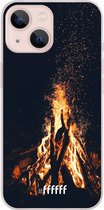 6F hoesje - geschikt voor iPhone 13 Mini -  Transparant TPU Case - Bonfire #ffffff