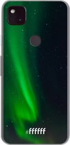 6F hoesje - geschikt voor Google Pixel 4a 5G -  Transparant TPU Case - Northern Lights #ffffff