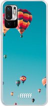 6F hoesje - geschikt voor Xiaomi Redmi Note 10 5G -  Transparant TPU Case - Air Balloons #ffffff
