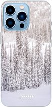 6F hoesje - geschikt voor iPhone 13 Pro Max - Transparant TPU Case - Snowy #ffffff