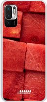 6F hoesje - geschikt voor Xiaomi Redmi Note 10 5G -  Transparant TPU Case - Sweet Melon #ffffff