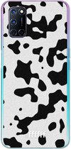 6F hoesje - geschikt voor OPPO A72 -  Transparant TPU Case - Dalmation Print #ffffff