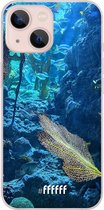 6F hoesje - geschikt voor iPhone 13 Mini -  Transparant TPU Case - Coral Reef #ffffff