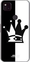 6F hoesje - geschikt voor Google Pixel 4a 5G -  Transparant TPU Case - Chess #ffffff