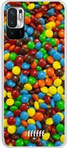 6F hoesje - geschikt voor Xiaomi Redmi Note 10 5G -  Transparant TPU Case - Chocolate Festival #ffffff