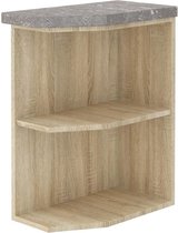Lage kast - Sonoma eiken decor - L 30 x D 55 x H 70cm - LASSEN
