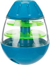 Trixie roly poly snack tuimel ei blauw / groen - 13 cm - 1 stuks