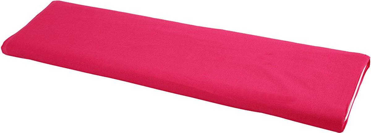 Creative Unikleurige Stof 145 Cm Katoen 140 G/m2 Fuchsia 10 Meter