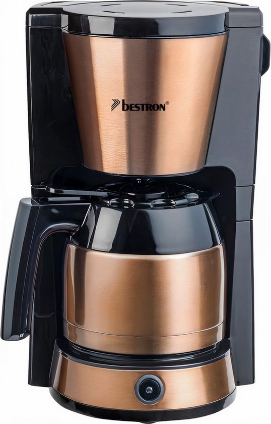 Maar Verminderen In beweging Bestron Koffiezetapparaat voor filterkoffie, Filterkoffiemachine met  thermokan voor 8... | bol.com