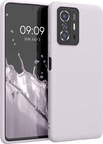 kwmobile telefoonhoesje geschikt voor Xiaomi 11T / 11T Pro - Hoesje voor smartphone - Back cover in lila wolk