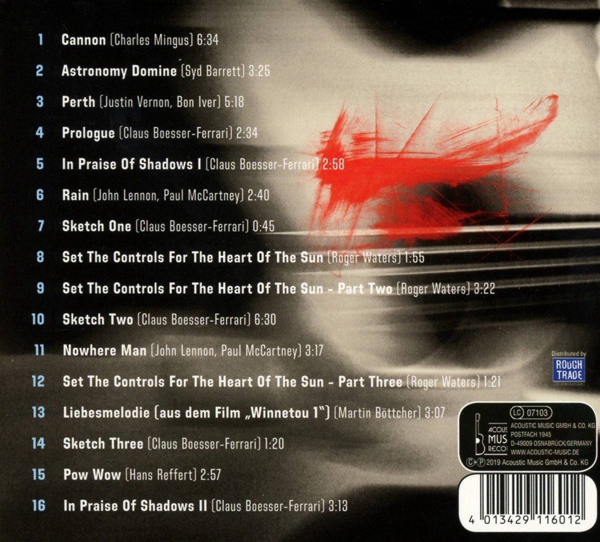 Claus Boesser-Ferrari - In Praise Of Shadows · Live (CD) — cadeau in Games, Films & Muziek - foto 2