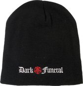 Dark Funeral Band Logo Beanie Muts Zwart - Officiële Merchandise