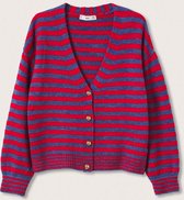 Mango Vest Gestreept Gebreid Vest 17027115 70 Dames Maat - XL