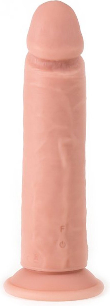 Goedkoopste Virgite - Vibrerende Dildo Met Afstandsbediening 23 x 7.5 cm - Lichte Huidskleur