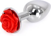 Aluminium Buttplug Red Rose | Kiotos Steel
