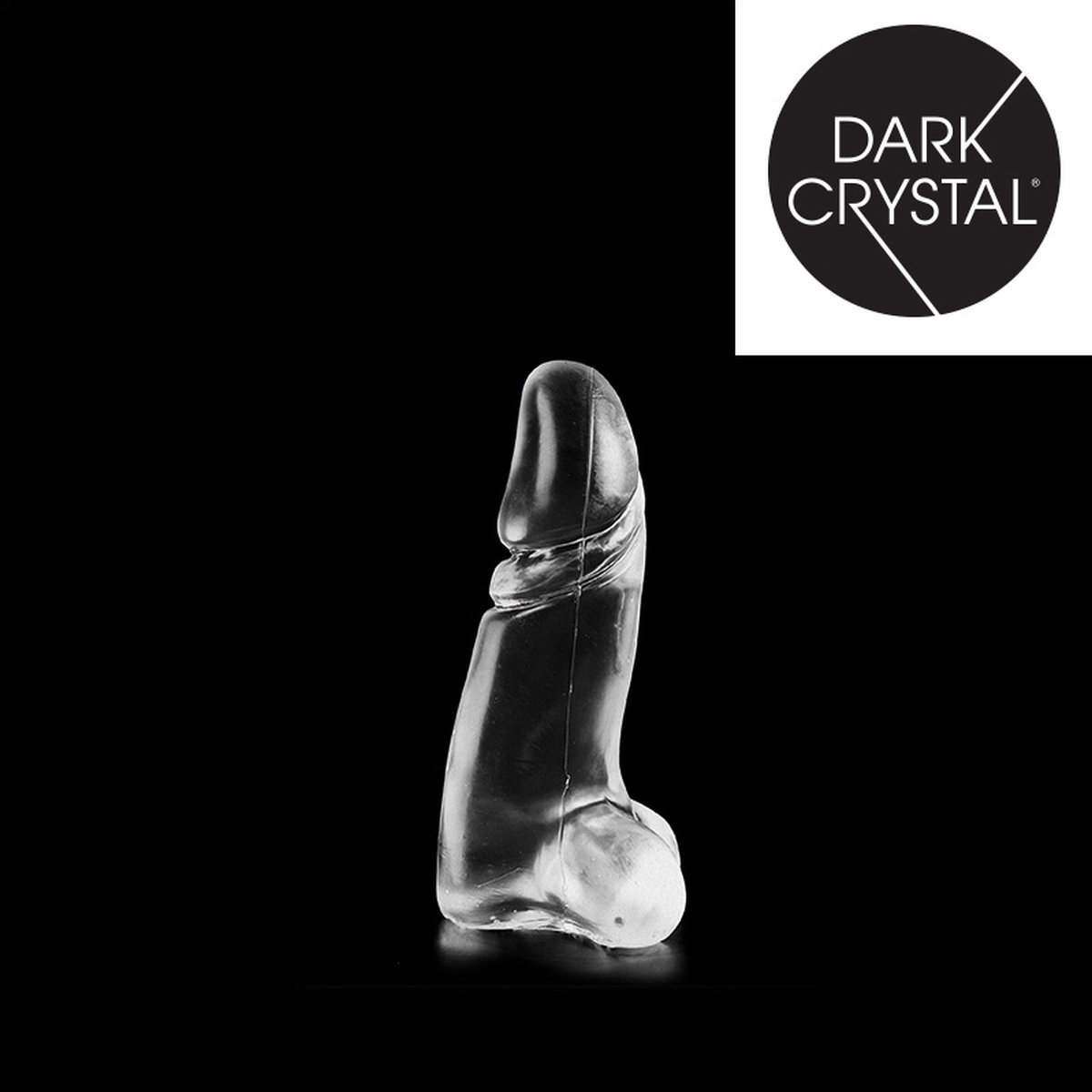 Goedkoopste Dark Crystal Dildo 21 x 6,3 cm - transparant